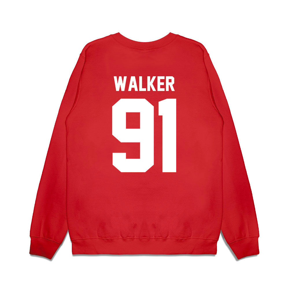 Houston - NCAA Football : Kaleb Walker - Vintage Helmet Premium Crewneck Sweatshirt-1