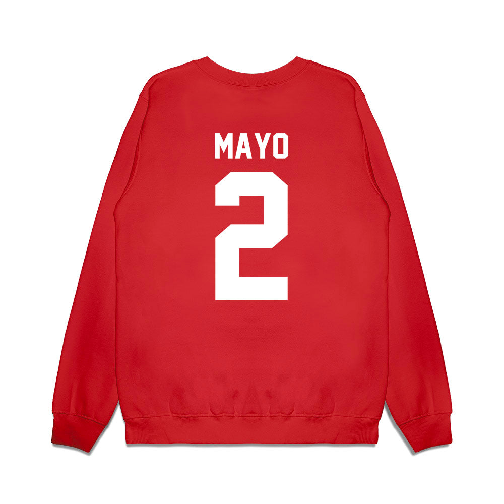 Houston - NCAA Football : Jalen Mayo - Vintage Helmet Premium Crewneck Sweatshirt-1