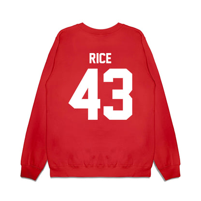 Houston - NCAA Football : Sheldon Rice - Vintage Helmet Premium Crewneck Sweatshirt-1