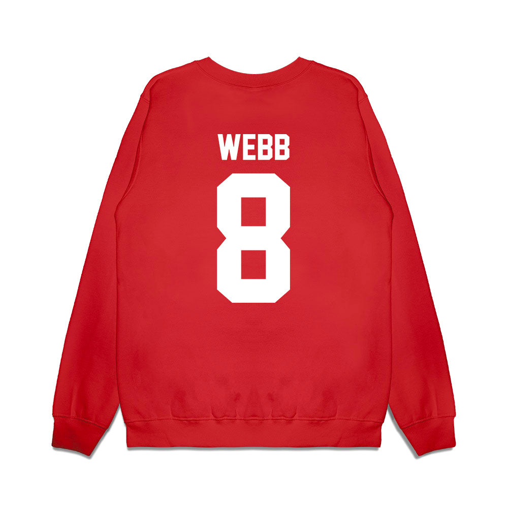 Houston - NCAA Football : Kentrell Webb - Vintage Helmet Premium Crewneck Sweatshirt-1
