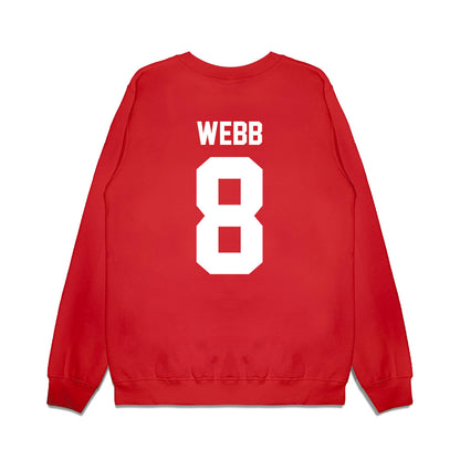 Houston - NCAA Football : Kentrell Webb - Vintage Helmet Premium Crewneck Sweatshirt-1