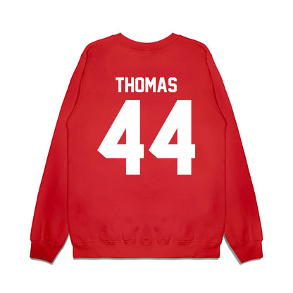 Houston - NCAA Football : Rodney Thomas - Vintage Helmet Premium Crewneck Sweatshirt-1