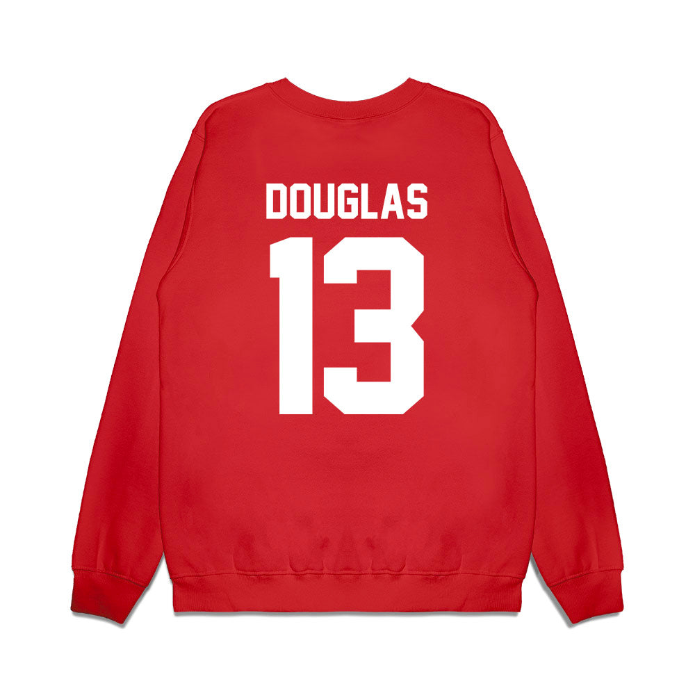 Houston - NCAA Football : CJ Douglas - Vintage Helmet Premium Crewneck Sweatshirt-1