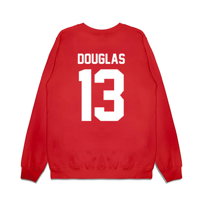 Houston - NCAA Football : CJ Douglas - Vintage Helmet Premium Crewneck Sweatshirt-1