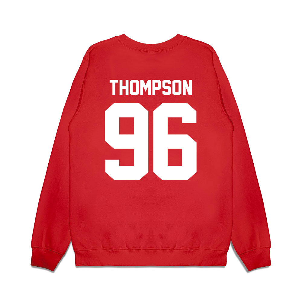 Houston - NCAA Football : Eythan Thompson - Vintage Helmet Premium Crewneck Sweatshirt-1