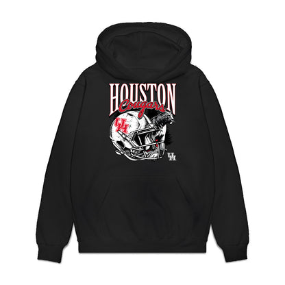 Houston - NCAA Football : Miller Malone - Vintage Helmet Premium Hooded Sweatshirt-0