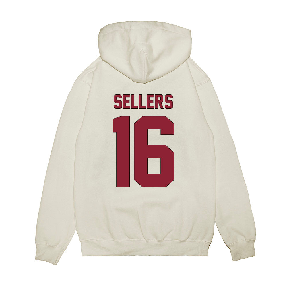South Carolina - NCAA Football : LaNorris Sellers - Vintage Helmet Premium Hooded Sweatshirt-1