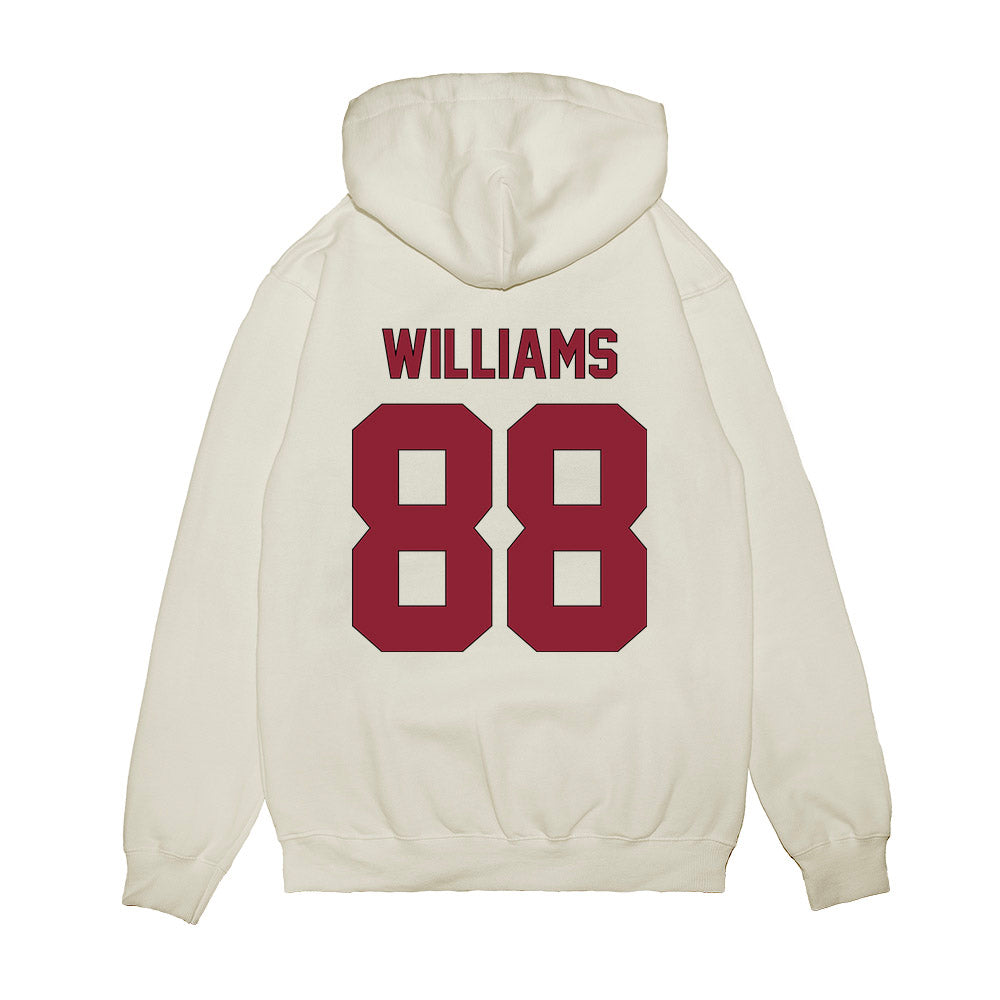 South Carolina - NCAA Football : Caleb Williams - Vintage Helmet Premium Hooded Sweatshirt-1