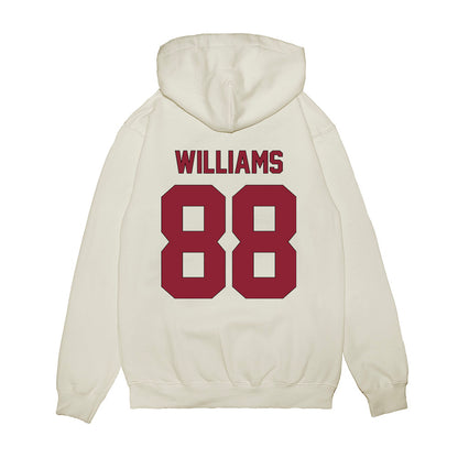 South Carolina - NCAA Football : Caleb Williams - Vintage Helmet Premium Hooded Sweatshirt-1