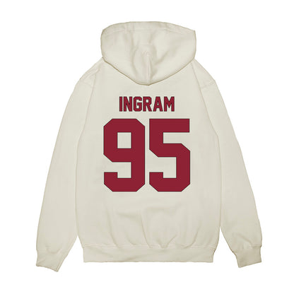 South Carolina - NCAA Football : Christian Ingram - Vintage Helmet Premium Hooded Sweatshirt-1