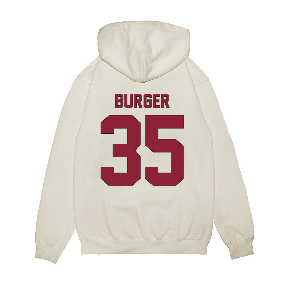 South Carolina - NCAA Football : Jackson Burger - Vintage Helmet Premium Hooded Sweatshirt-1
