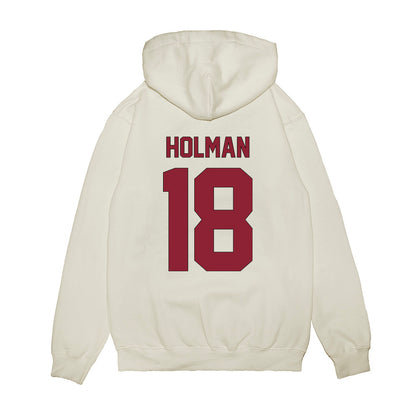 South Carolina - NCAA Football : Jaquel Holman - Vintage Helmet Premium Hooded Sweatshirt-1