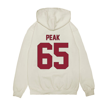 South Carolina - NCAA Football : Jacarrius Peak - Vintage Helmet Premium Hooded Sweatshirt-1