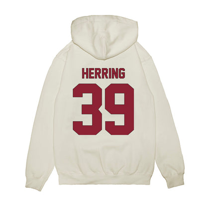 South Carolina - NCAA Football : Caleb Herring - Vintage Helmet Premium Hooded Sweatshirt-1