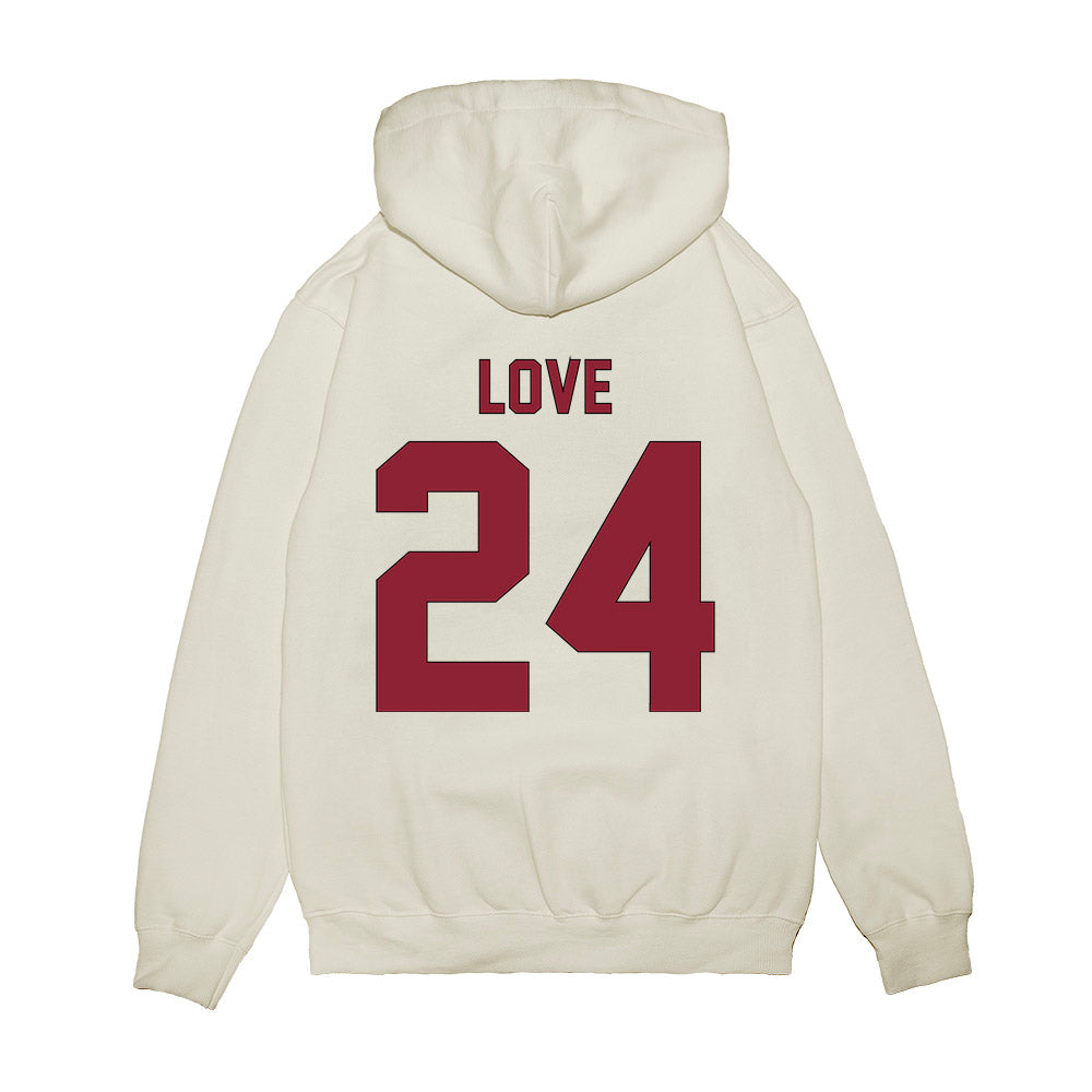 South Carolina - NCAA Football : Mason Love - Vintage Helmet Premium Hooded Sweatshirt-1