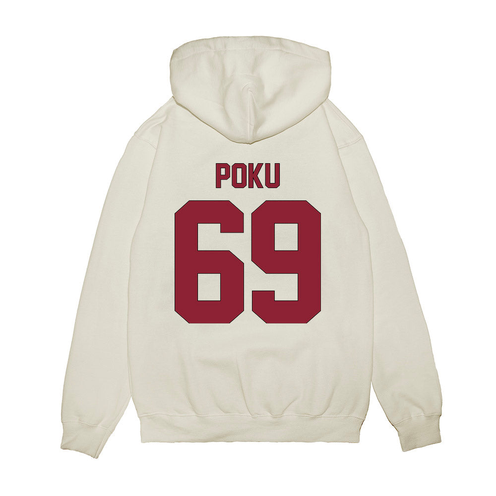 South Carolina - NCAA Football : Emmanuel Poku - Vintage Helmet Premium Hooded Sweatshirt-1