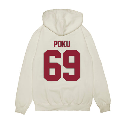 South Carolina - NCAA Football : Emmanuel Poku - Vintage Helmet Premium Hooded Sweatshirt-1
