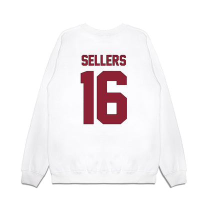 South Carolina - NCAA Football : LaNorris Sellers - Vintage Helmet Premium Crewneck Sweatshirt-1