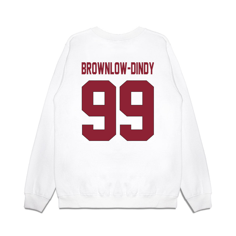 South Carolina - NCAA Football : Gabriel Brownlow-Dindy - Vintage Helmet Premium Crewneck Sweatshirt-1