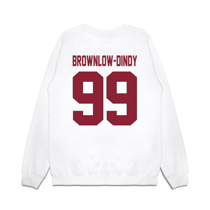 South Carolina - NCAA Football : Gabriel Brownlow-Dindy - Vintage Helmet Premium Crewneck Sweatshirt-1