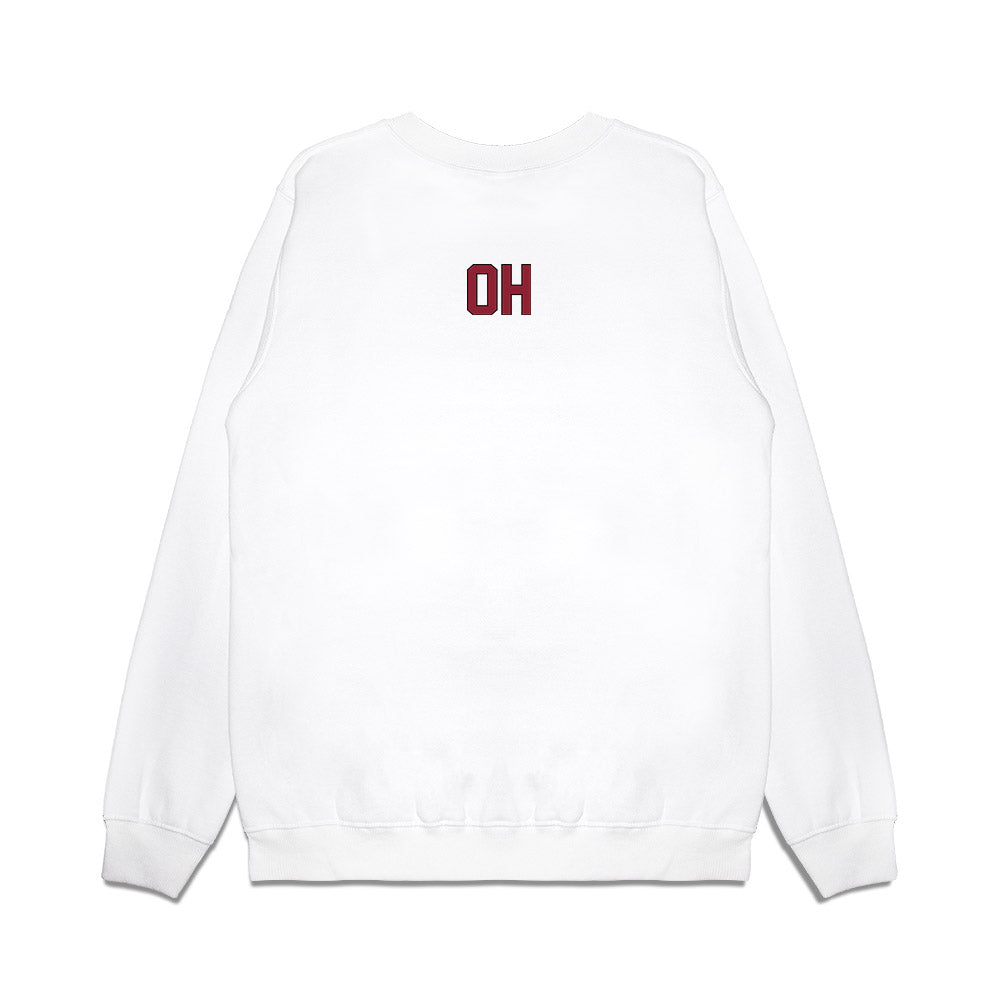 South Carolina - NCAA Football : Matthew Oh - Vintage Helmet Premium Crewneck Sweatshirt-1