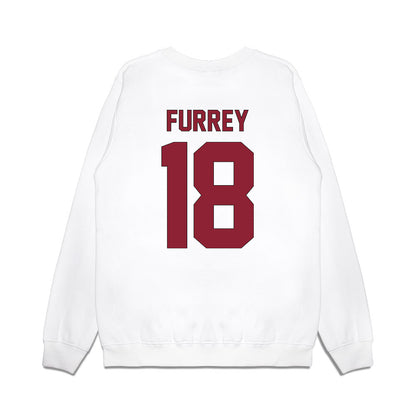 South Carolina - NCAA Football : Stone Furrey - Vintage Helmet Premium Crewneck Sweatshirt-1
