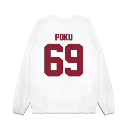 South Carolina - NCAA Football : Emmanuel Poku - Vintage Helmet Premium Crewneck Sweatshirt-1