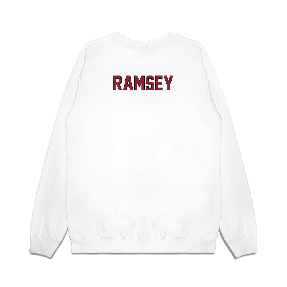 South Carolina - NCAA Football : Caden Ramsey - Vintage Helmet Premium Crewneck Sweatshirt-1