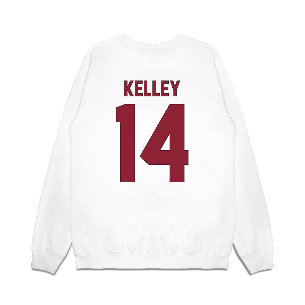 South Carolina - NCAA Football : Max Kelley - Vintage Helmet Premium Crewneck Sweatshirt-1