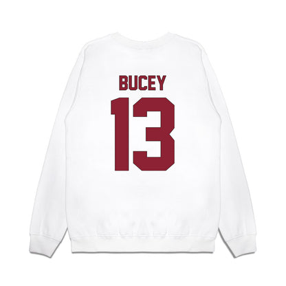 South Carolina - NCAA Football : David Bucey - Vintage Helmet Premium Crewneck Sweatshirt-1