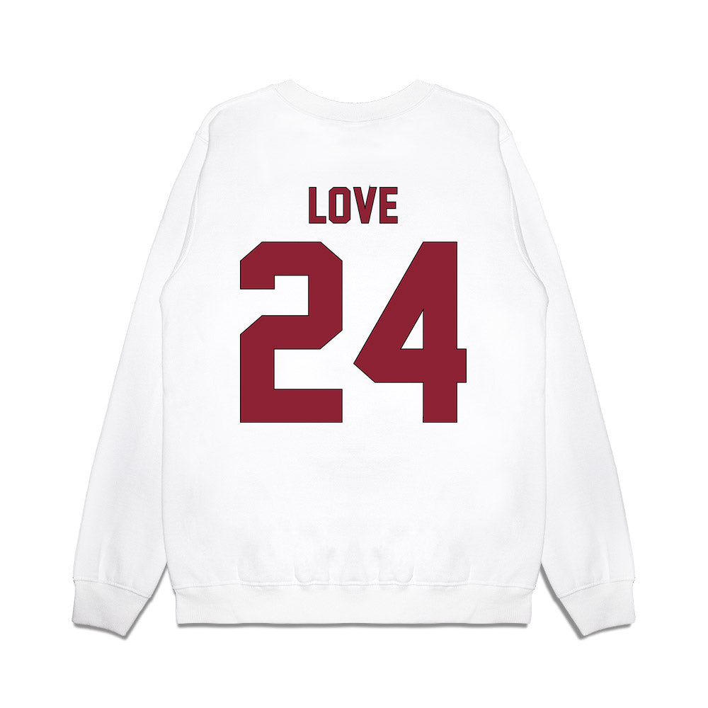South Carolina - NCAA Football : Mason Love - Vintage Helmet Premium Crewneck Sweatshirt-1