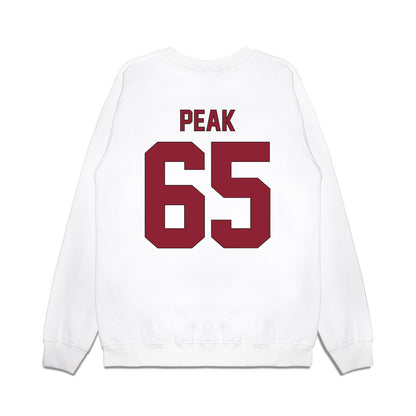 South Carolina - NCAA Football : Jacarrius Peak - Vintage Helmet Premium Crewneck Sweatshirt-1