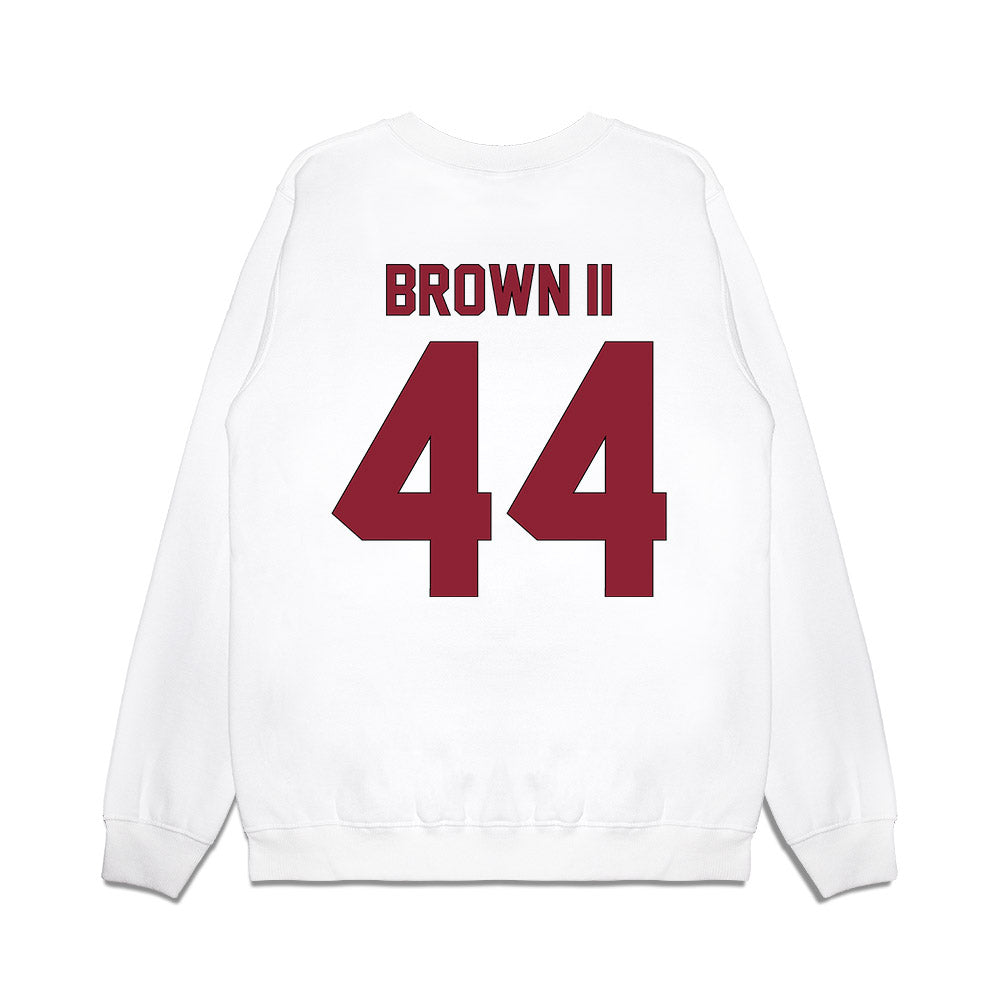 South Carolina - NCAA Football : Maurice Brown II - Vintage Helmet Premium Crewneck Sweatshirt-1