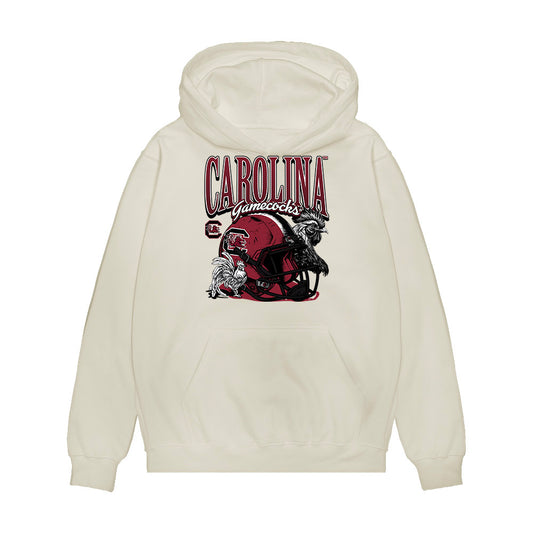 South Carolina - NCAA Football : Matt Fuller - Vintage Helmet Premium Hooded Sweatshirt-0