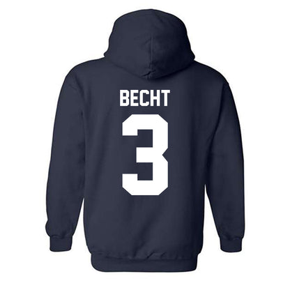 Penn State - NCAA Football : Rocco Becht - Vintage Shersey Hooded Sweatshirt-1