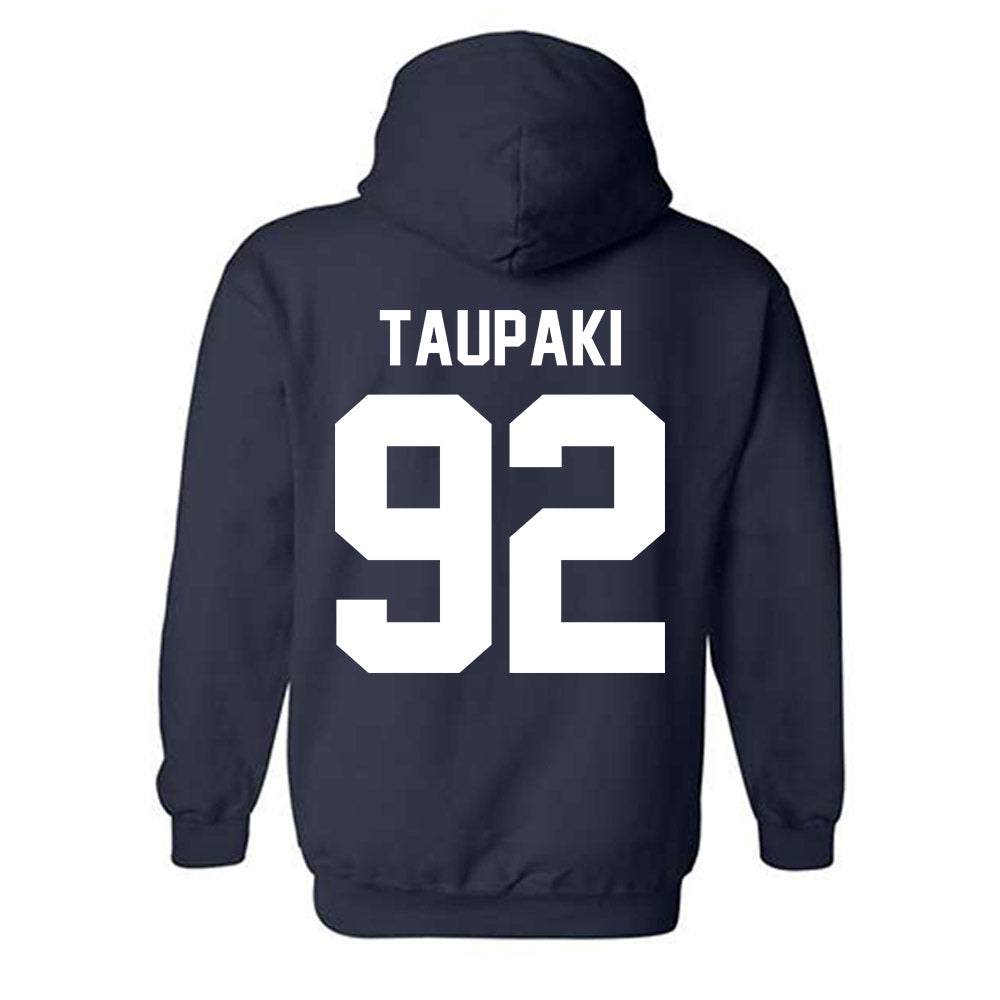 Penn State - NCAA Football : Siale Taupaki - Vintage Shersey Hooded Sweatshirt-1