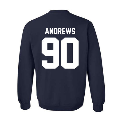 Penn State - NCAA Football : Liam Andrews - Vintage Shersey Crewneck Sweatshirt-1