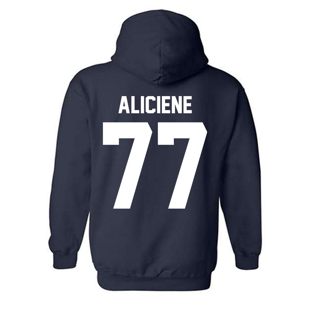 Penn State - NCAA Football : Owen Aliciene - Vintage Shersey Hooded Sweatshirt-1