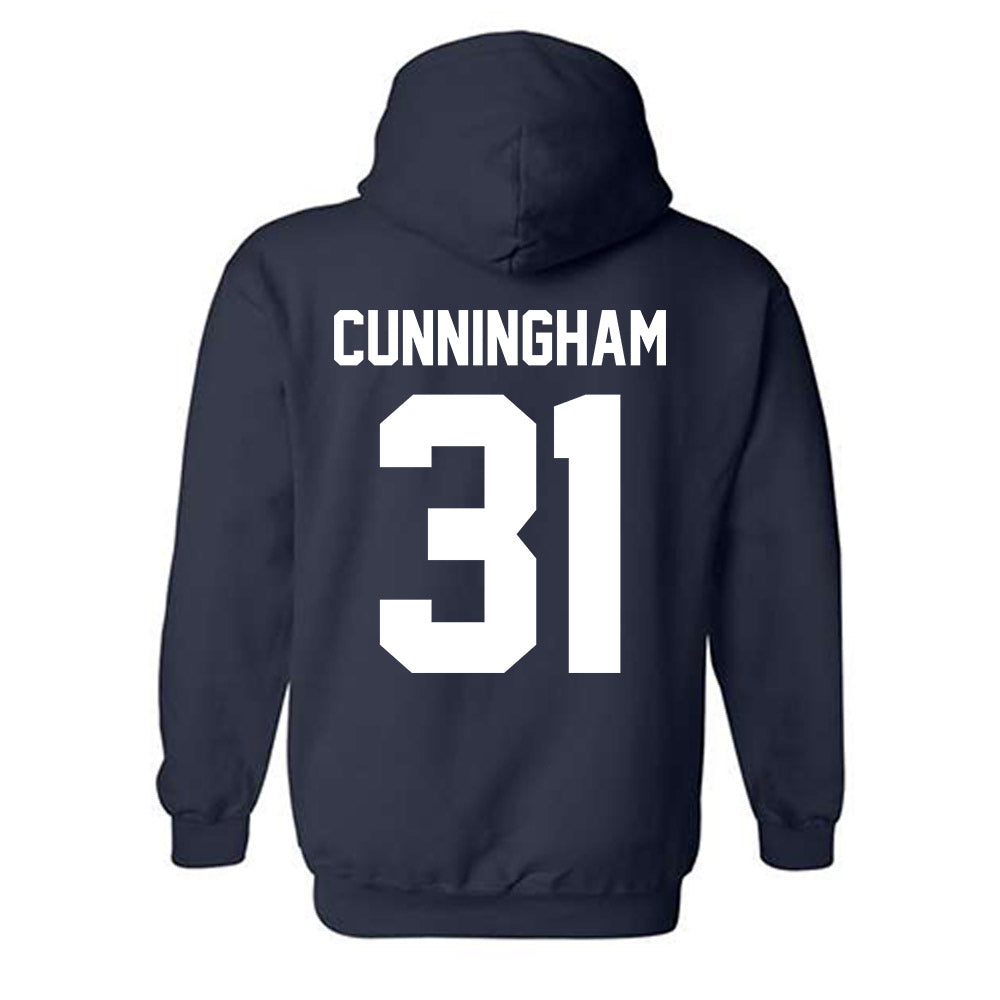Penn State - NCAA Football : Logan Cunningham - Vintage Shersey Hooded Sweatshirt-1