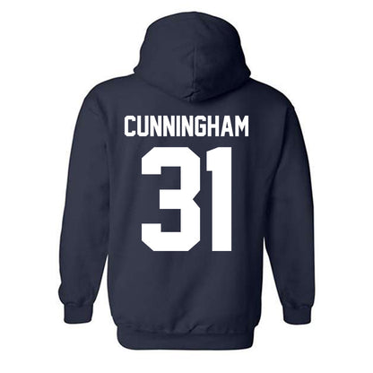 Penn State - NCAA Football : Logan Cunningham - Vintage Shersey Hooded Sweatshirt-1