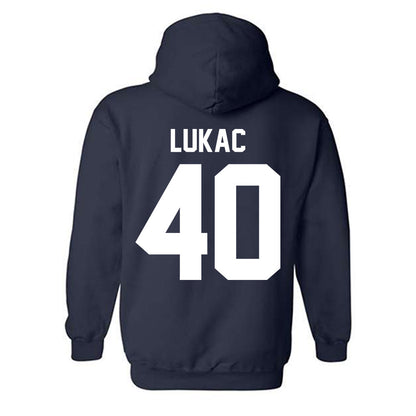 Penn State - NCAA Football : Jake Lukac - Vintage Shersey Hooded Sweatshirt-1