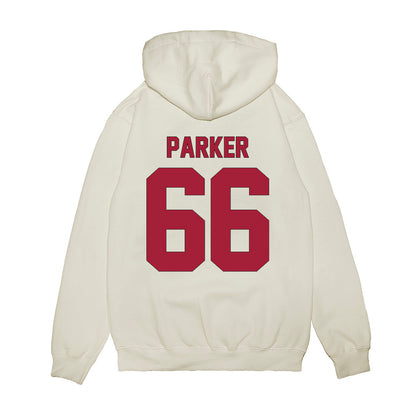 Indiana - NCAA Football : Evan Parker - Vintage Helmet Premium Hooded Sweatshirt-1