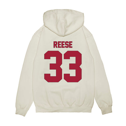 Indiana - NCAA Football : Garrett Reese - Vintage Helmet Premium Hooded Sweatshirt-1