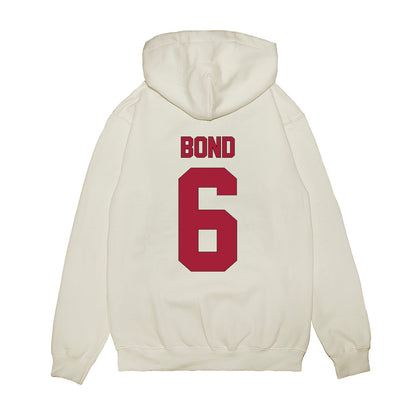 Indiana - NCAA Football : LeBron Bond - Vintage Helmet Premium Hooded Sweatshirt-1