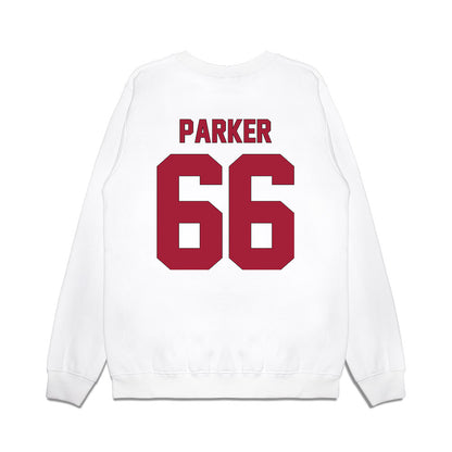 Indiana - NCAA Football : Evan Parker - Vintage Helmet Premium Crewneck Sweatshirt-1