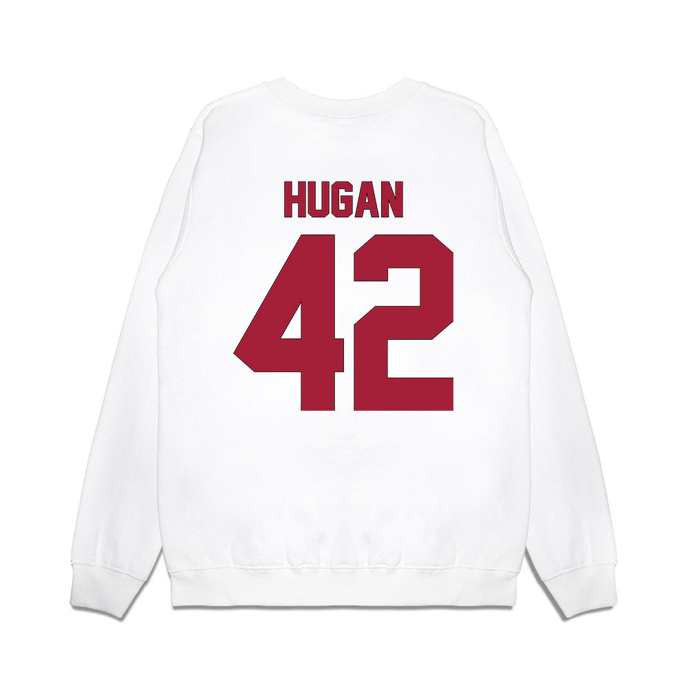 Indiana - NCAA Football : Kevontay Hugan - Vintage Helmet Premium Crewneck Sweatshirt-1