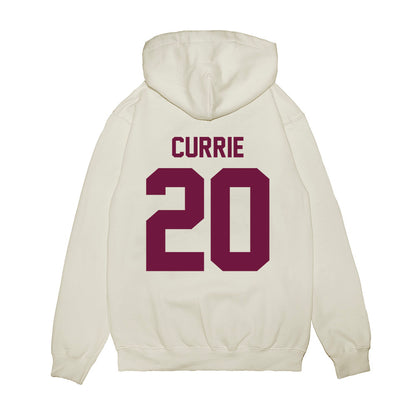 Texas A&M - NCAA Football : Adonyss Currie - Vintage Helmet Premium Hooded Sweatshirt-1