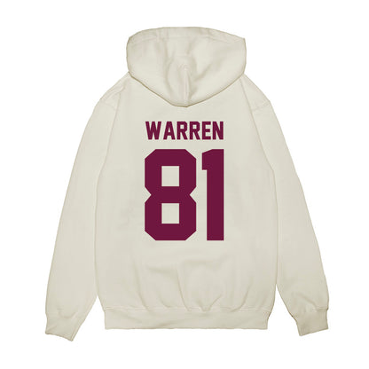 Texas A&M - NCAA Football : Jayden Warren - Vintage Helmet Premium Hooded Sweatshirt-1