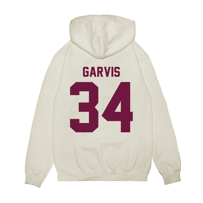 Texas A&M - NCAA Football : Kyle Garvis - Vintage Helmet Premium Hooded Sweatshirt-1