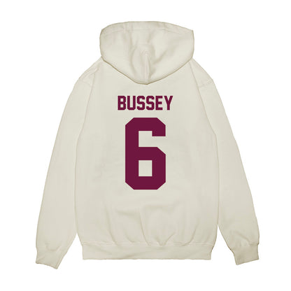 Texas A&M - NCAA Football : Terry Bussey - Vintage Helmet Premium Hooded Sweatshirt-1